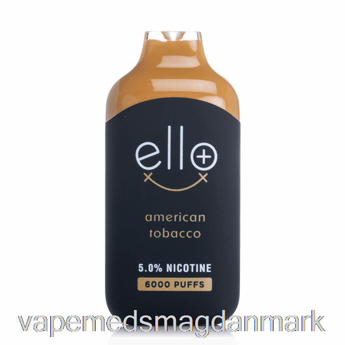 Engangs Vape Danmark Blvk Ello Plus 6000 Engangs Amerikansk Tobak